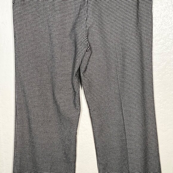 Bandolino Size 4 Stretch Houndstooth Dress Pants Polyester Blend Black & White - Picture 8 of 16